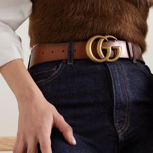 Gucci GG Brown Belt 85